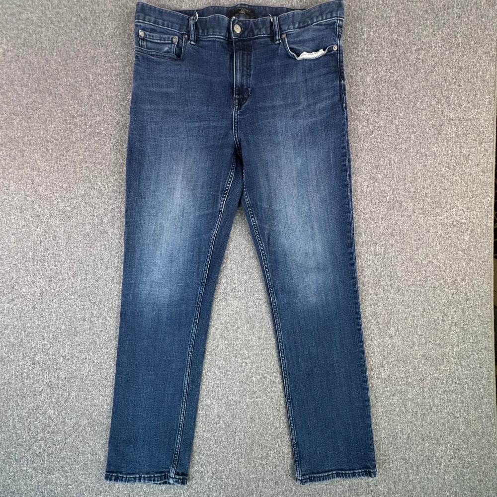 Banana Republic Jeans Mens 35x32 Slim Blue Stretch Denim Pant